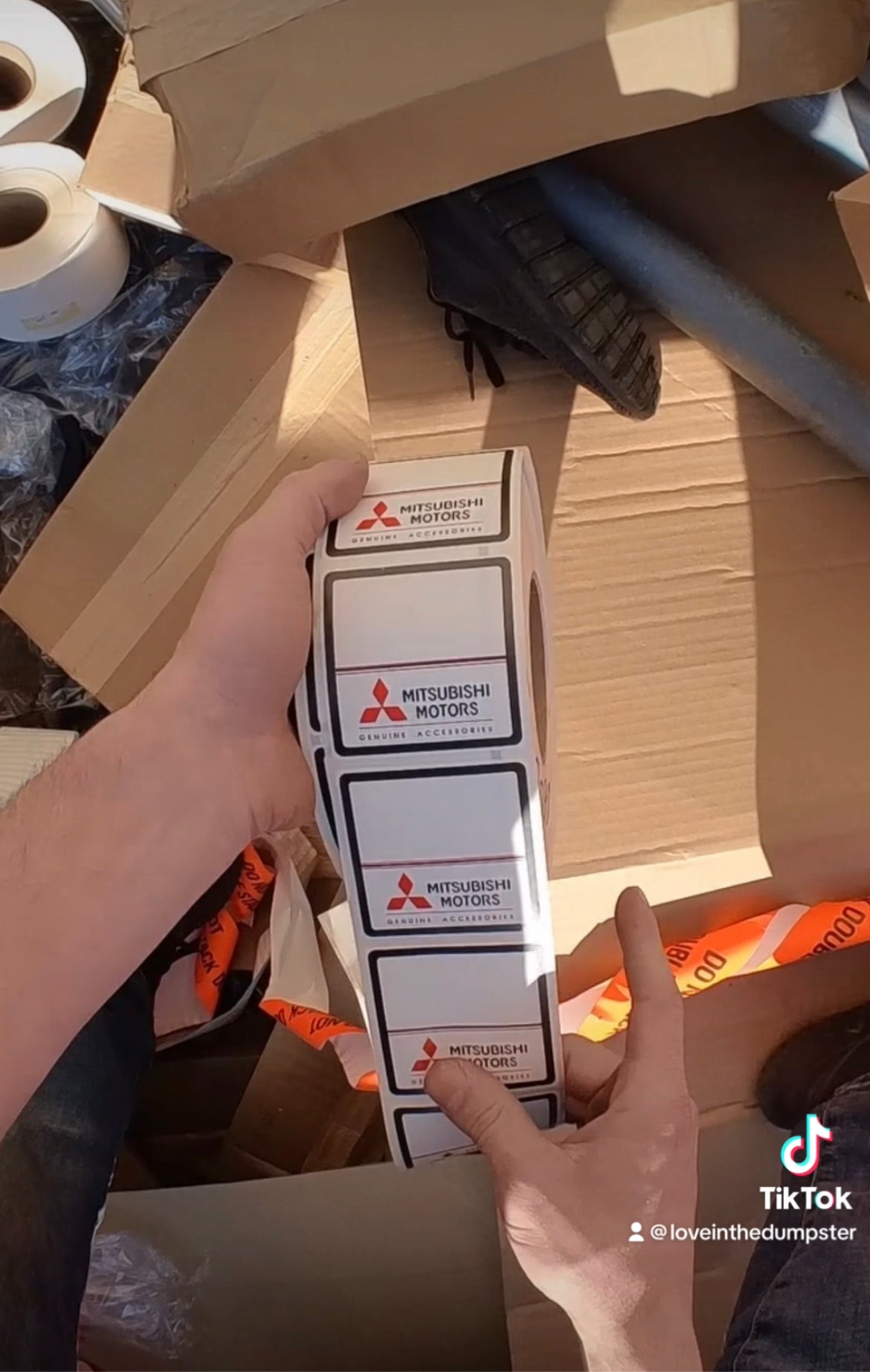 Mitsubishi Parts Stickers