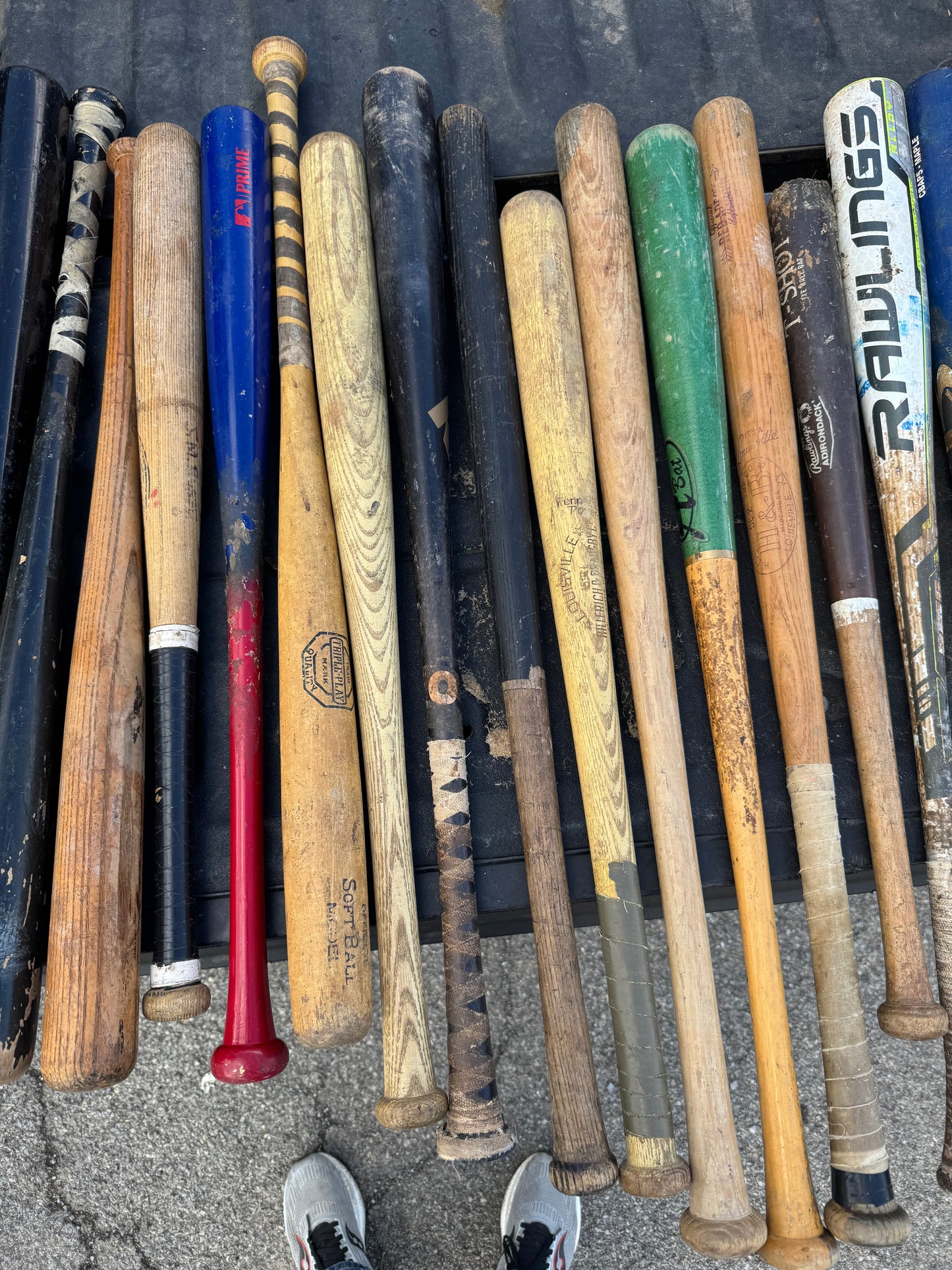 Lot of 24 Wood Bats (shipping included to US)