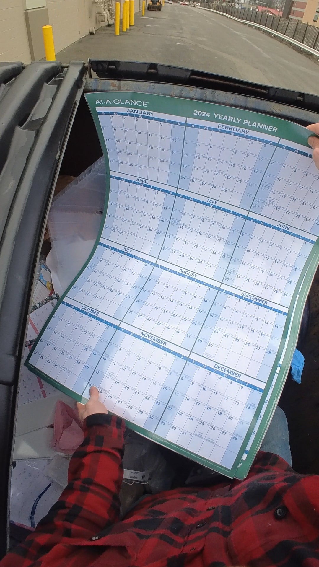 Lot of 27 2024 Dry Erase Wall Calendars