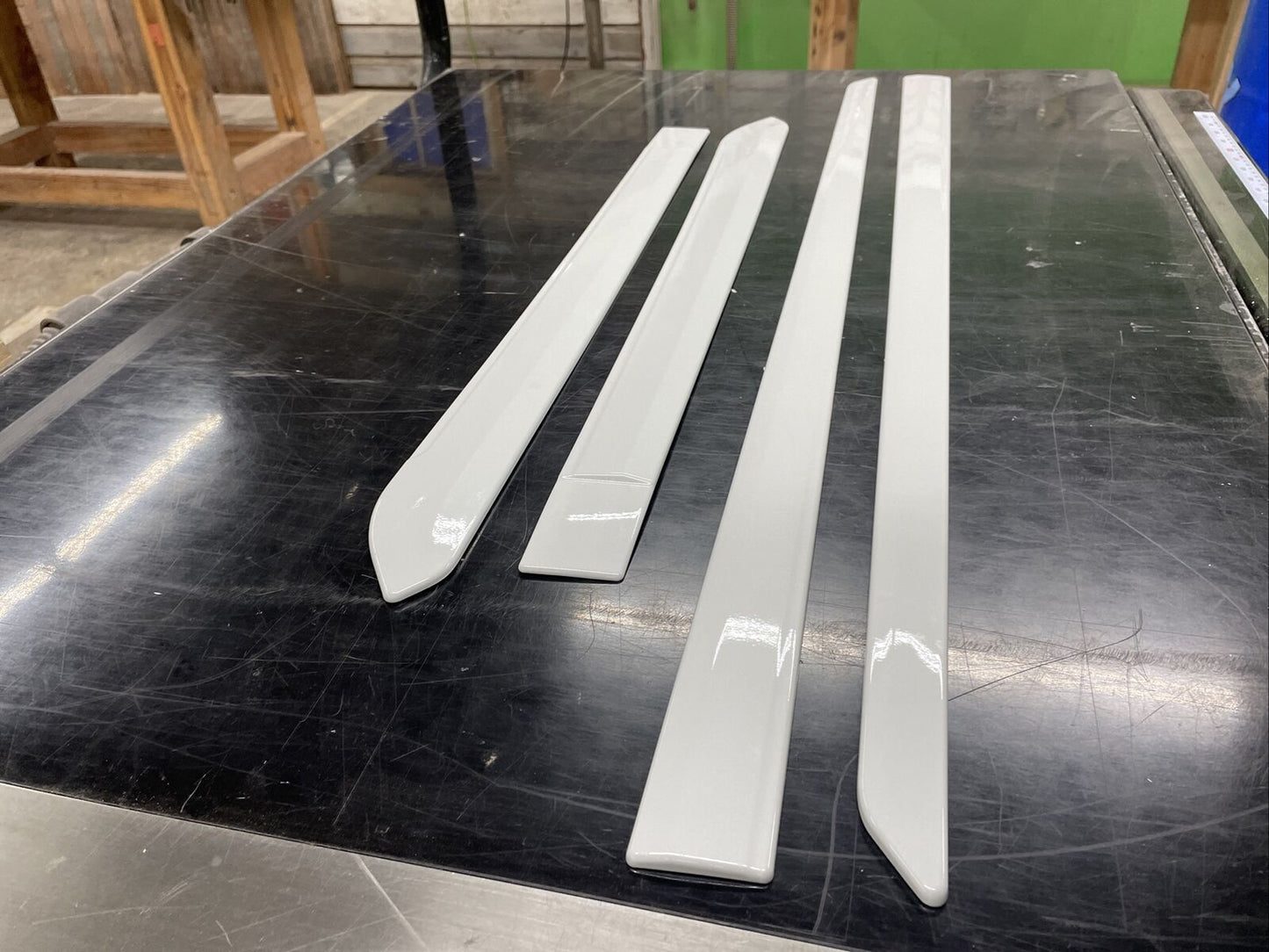 2020-2022 Outback & Legacy SUBARU BODY SIDE MOLDINGS 4 SET crystal White Pearl
