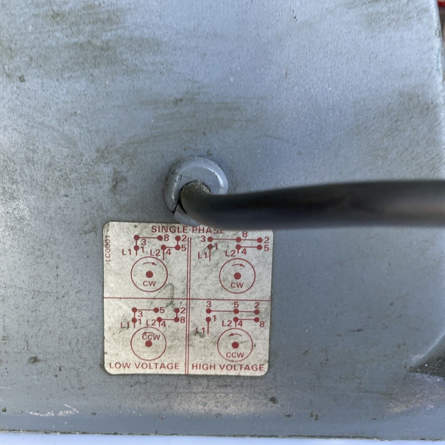 Baldor-Reliance #50 Motor, 1/2 HP Right, 110V Gesswein Polisher Buffer 8541050