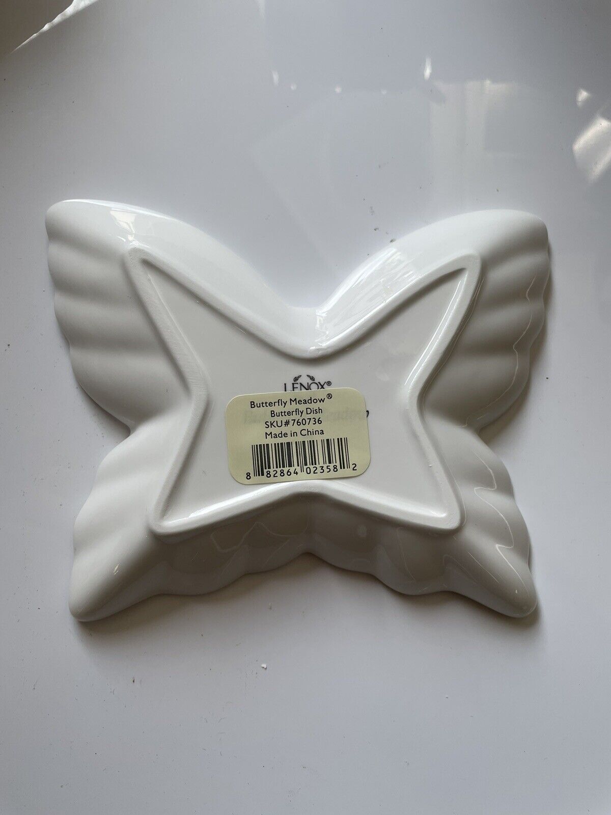 Lenox Butterfly Meadow soap dish - dragonfly - bee - flower - 760736
