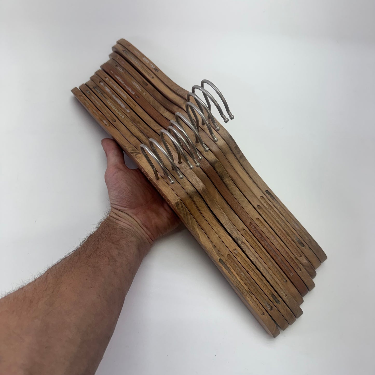 Wood Hangers, Lot of 26