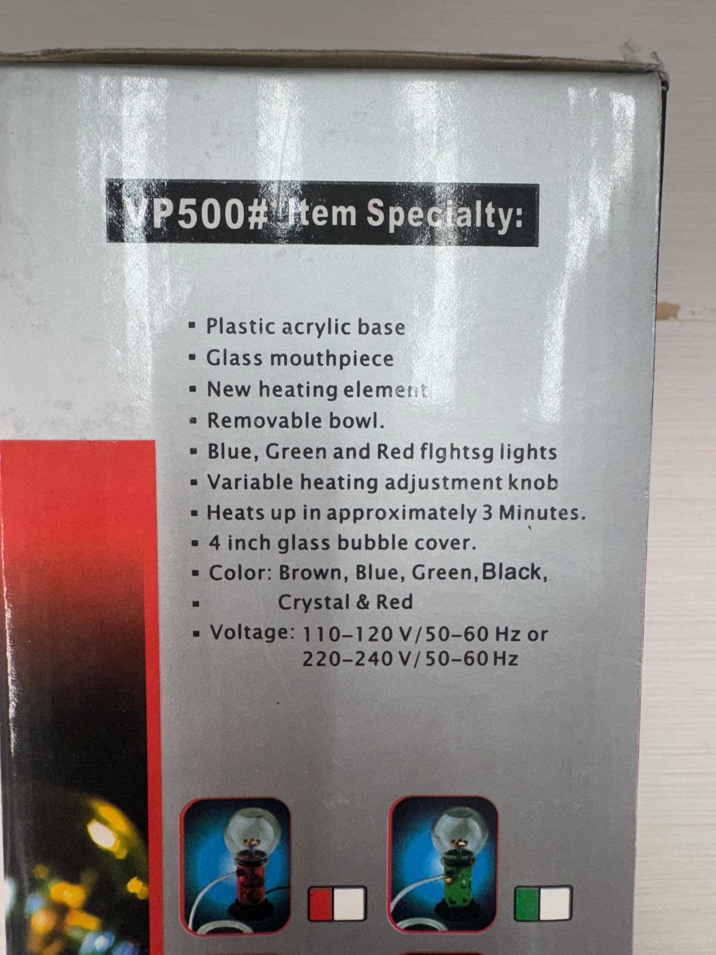VP500 Vaporizer Round Globe