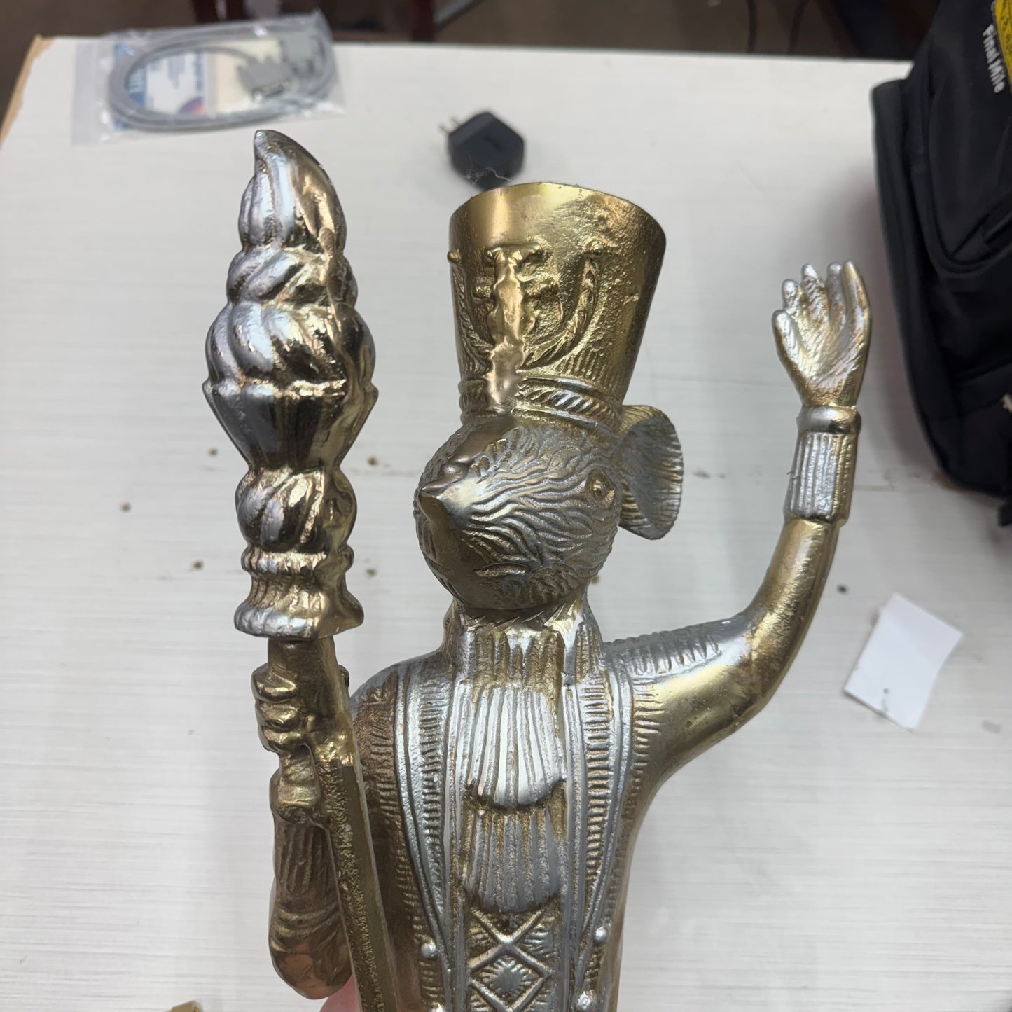 Rat King 23” Cast Aluminum Sculpture, use for DIY Project