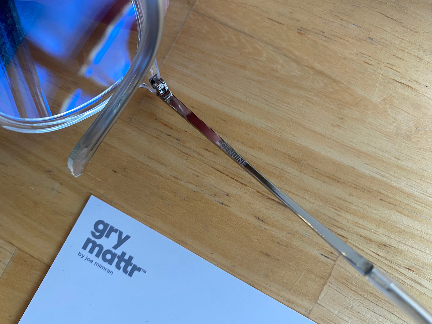 gry mattr Blue Blocker Glasses by Joe Mimrn