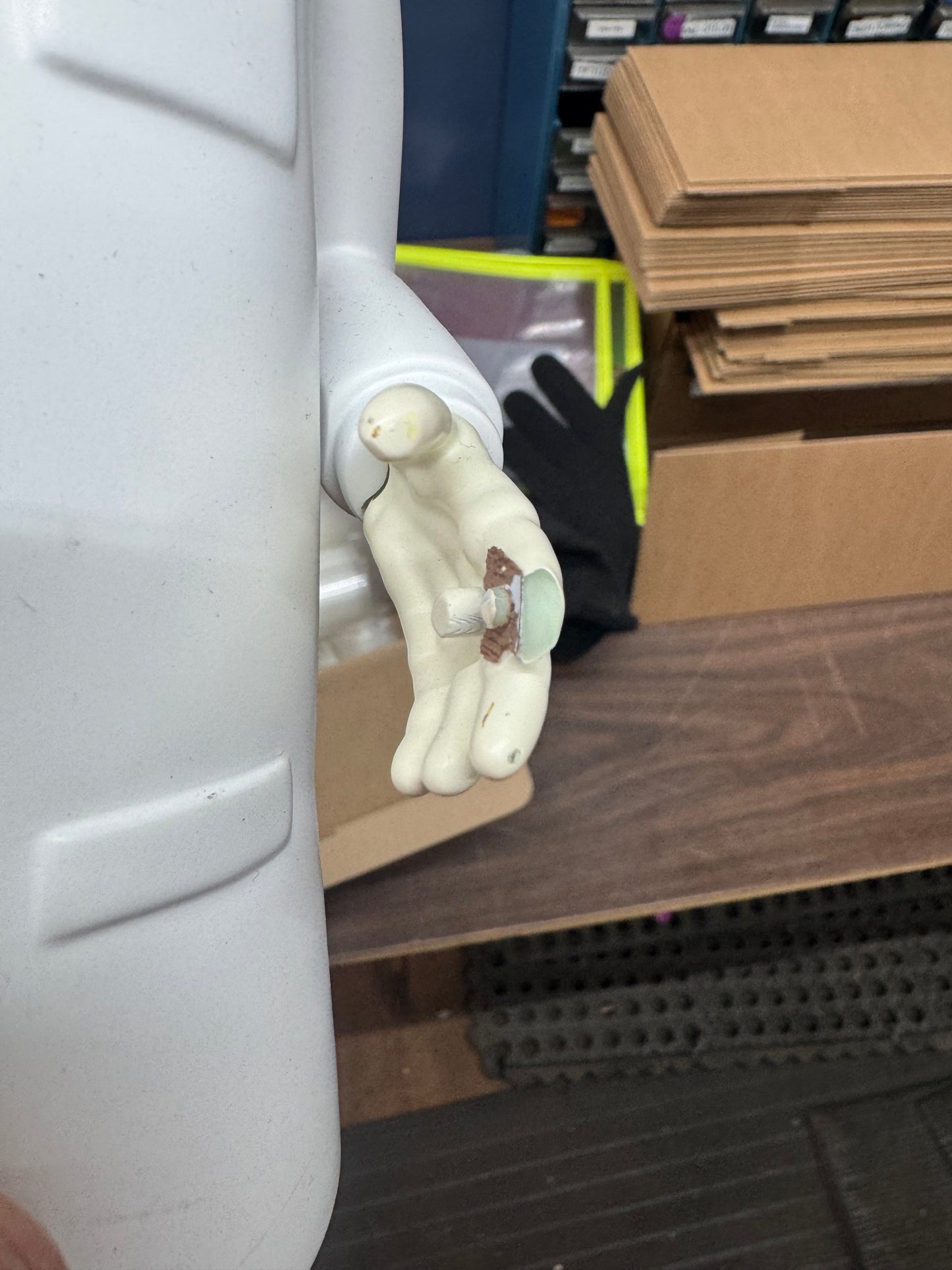 Skeleton Man, threaded base