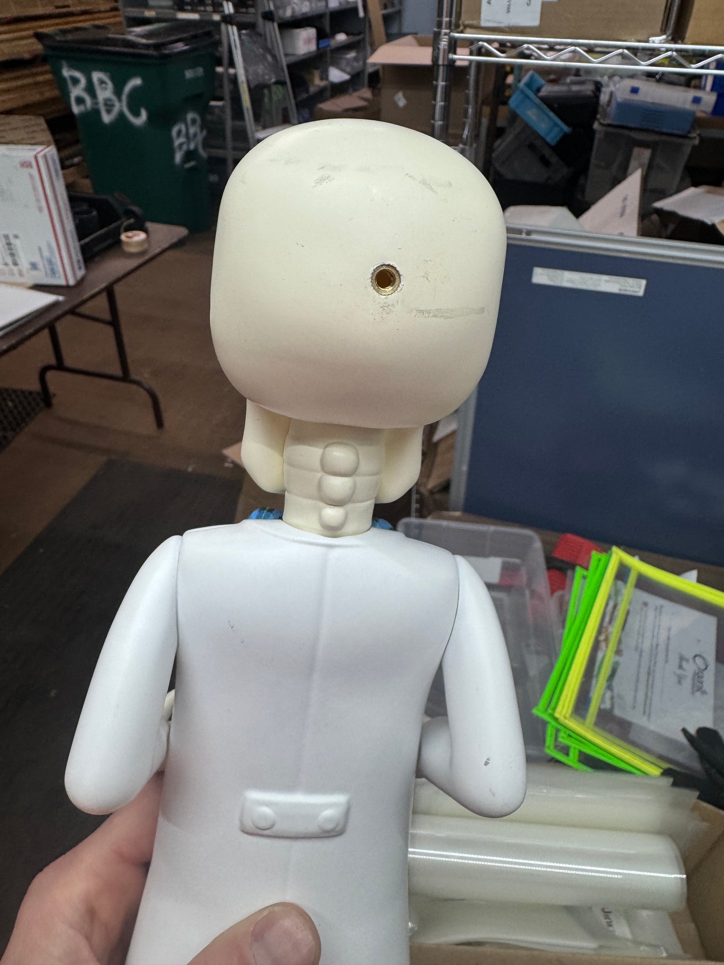 Skeleton Man, threaded base