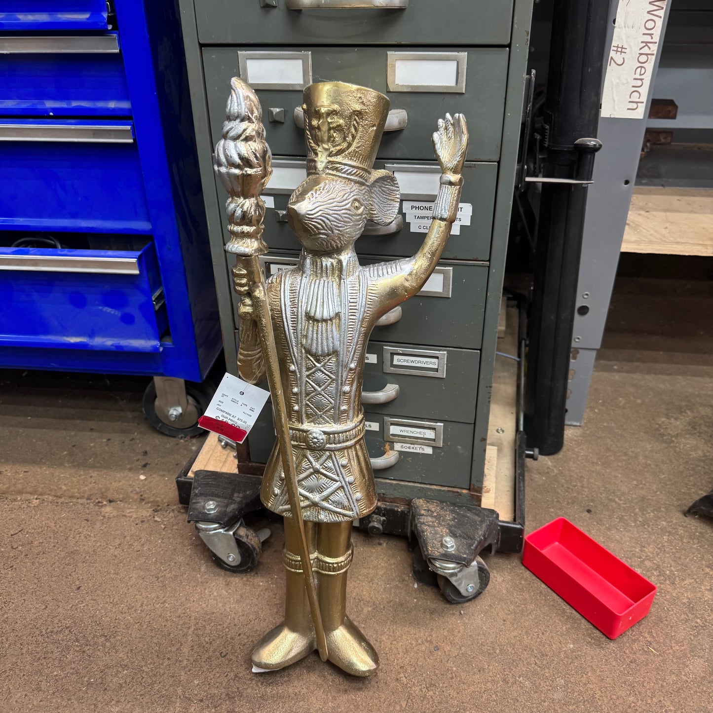 Rat King 23” Cast Aluminum Sculpture, use for DIY Project