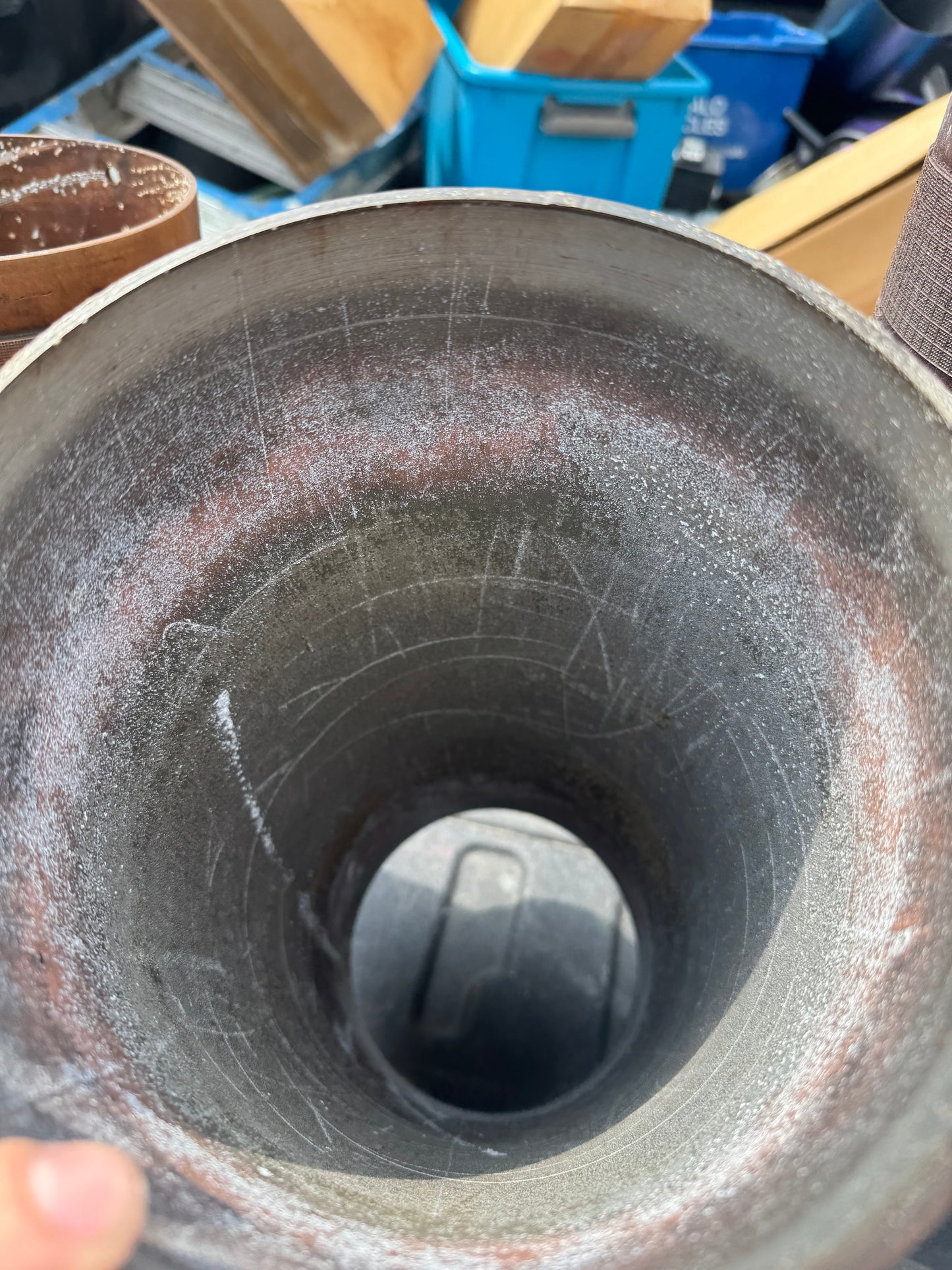 Metal Print Cylinders 7-3/8” Diam. - Lot of 4 Pieces