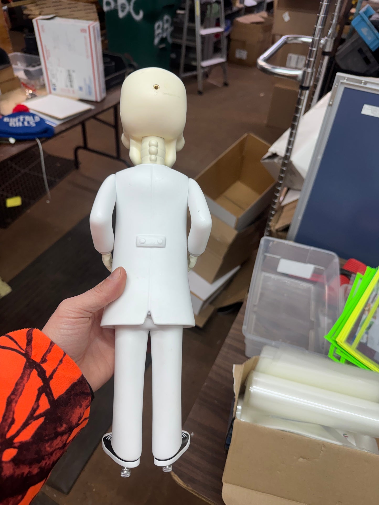 Skeleton Man, threaded base