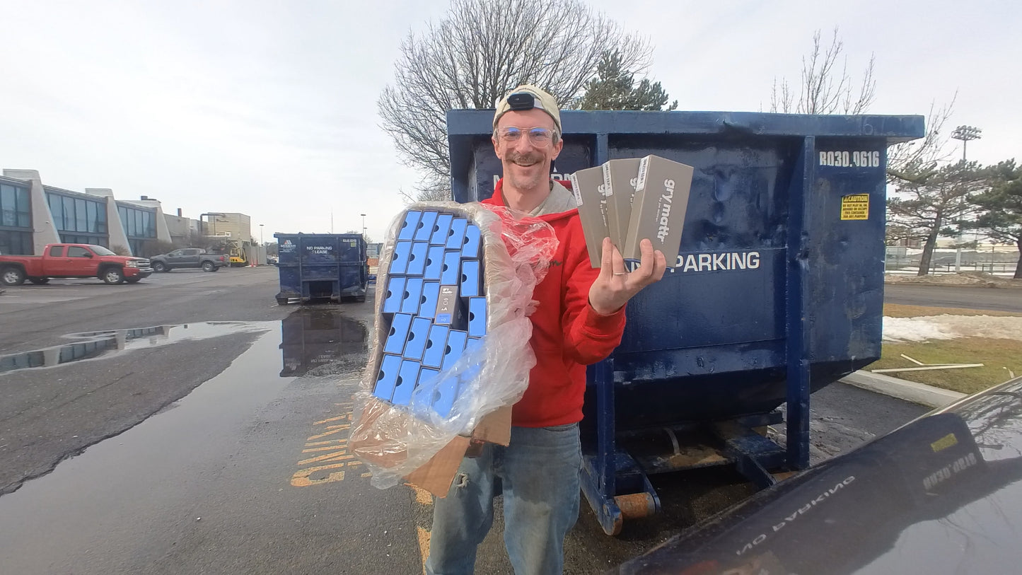 gry mattr Blue Blocker Glasses by Joe Mimrn