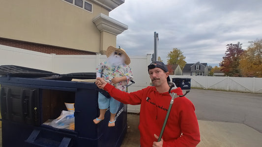 Hawaiian Dumpster Santa