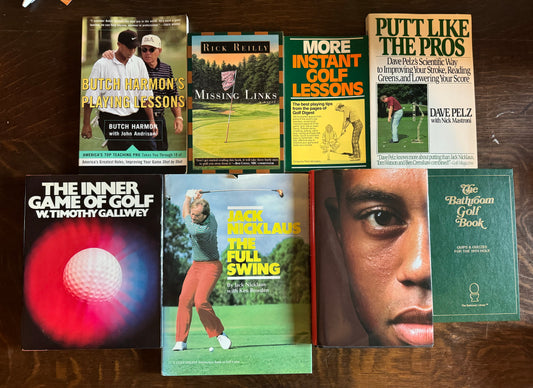 Golf Book Lot