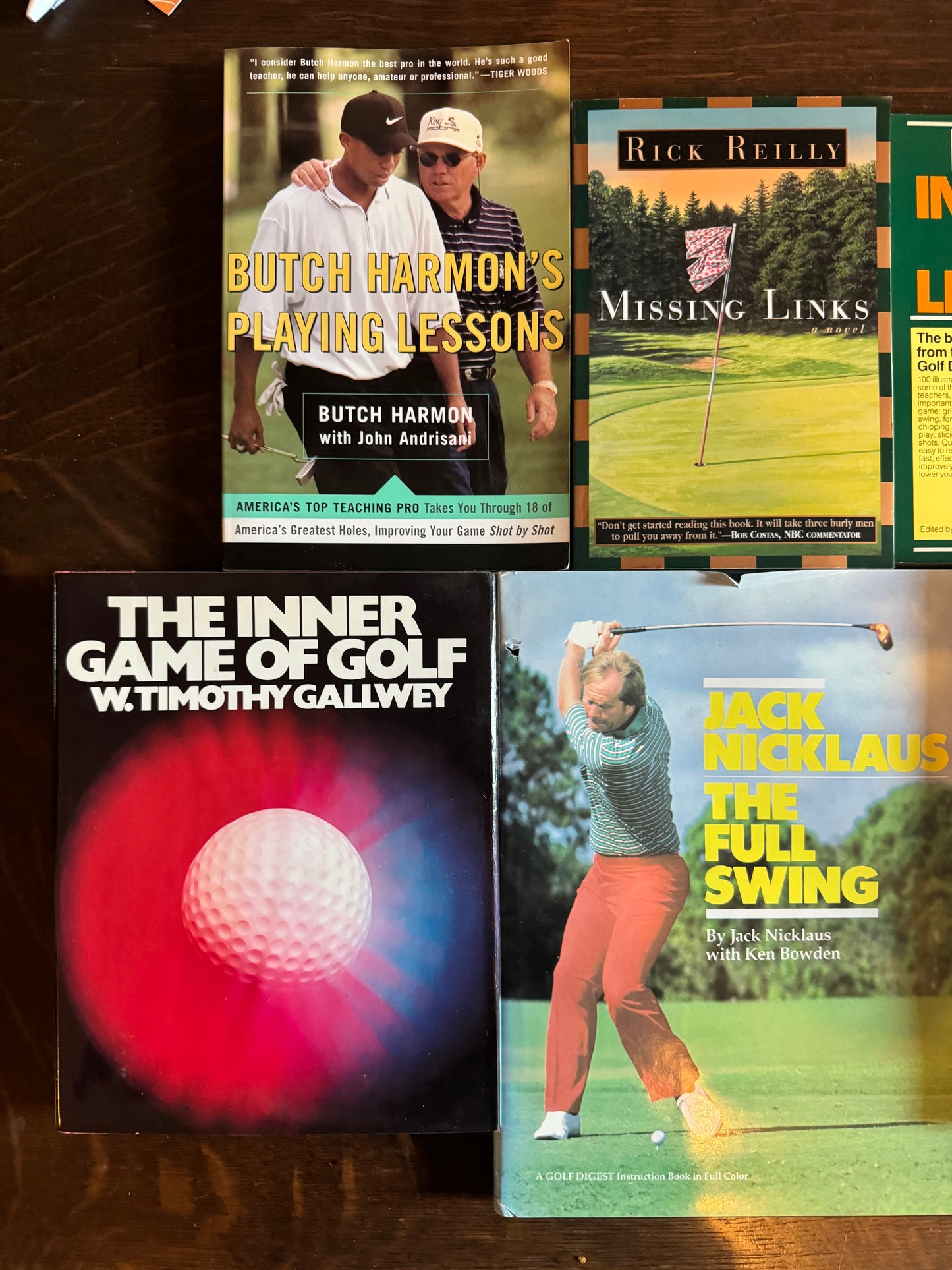 Golf Book Lot