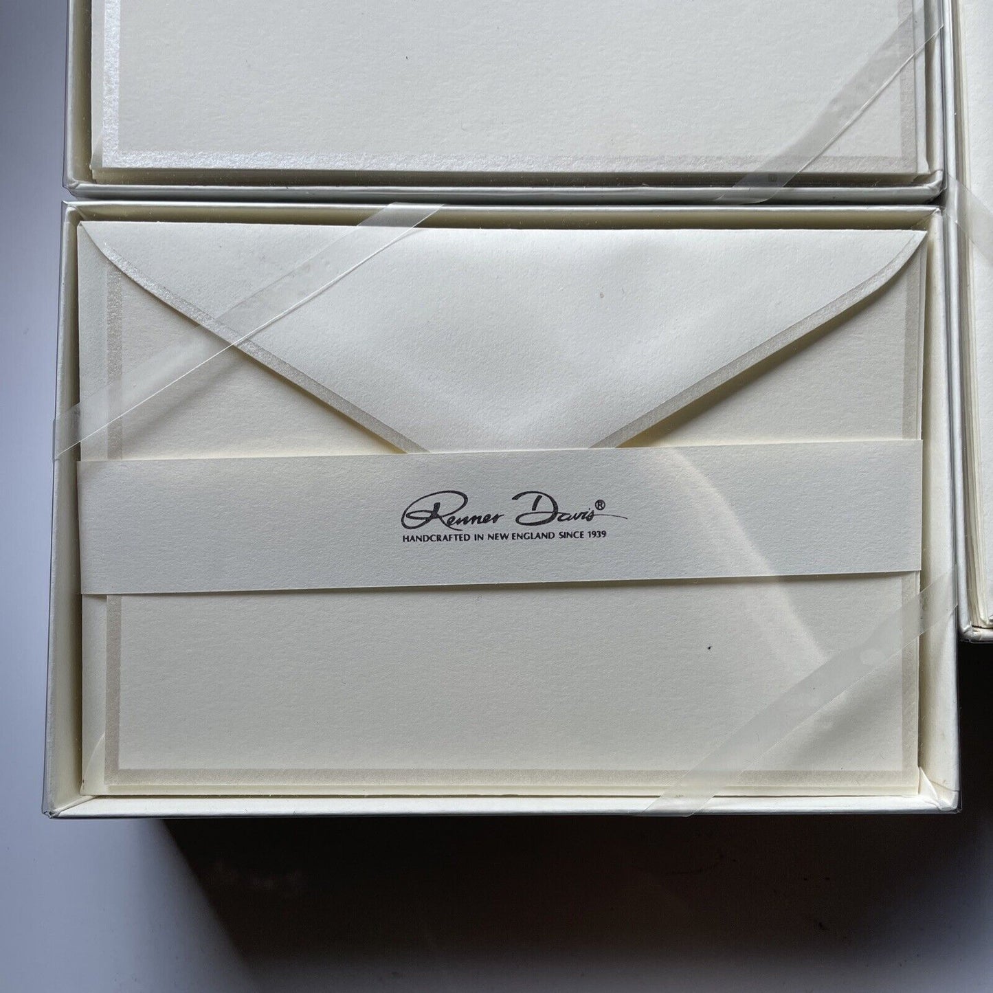 Lot Of 3 RENNER DAVIS Stationary 20 Handcrafted Cards & Envelopes 6-1/4x4-1/4”