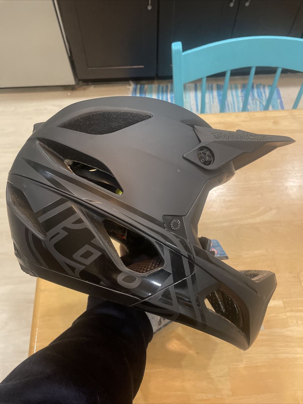 Troy Lee Designs Stage Stealth MTB Mountain Bike Helmet Midnight Black