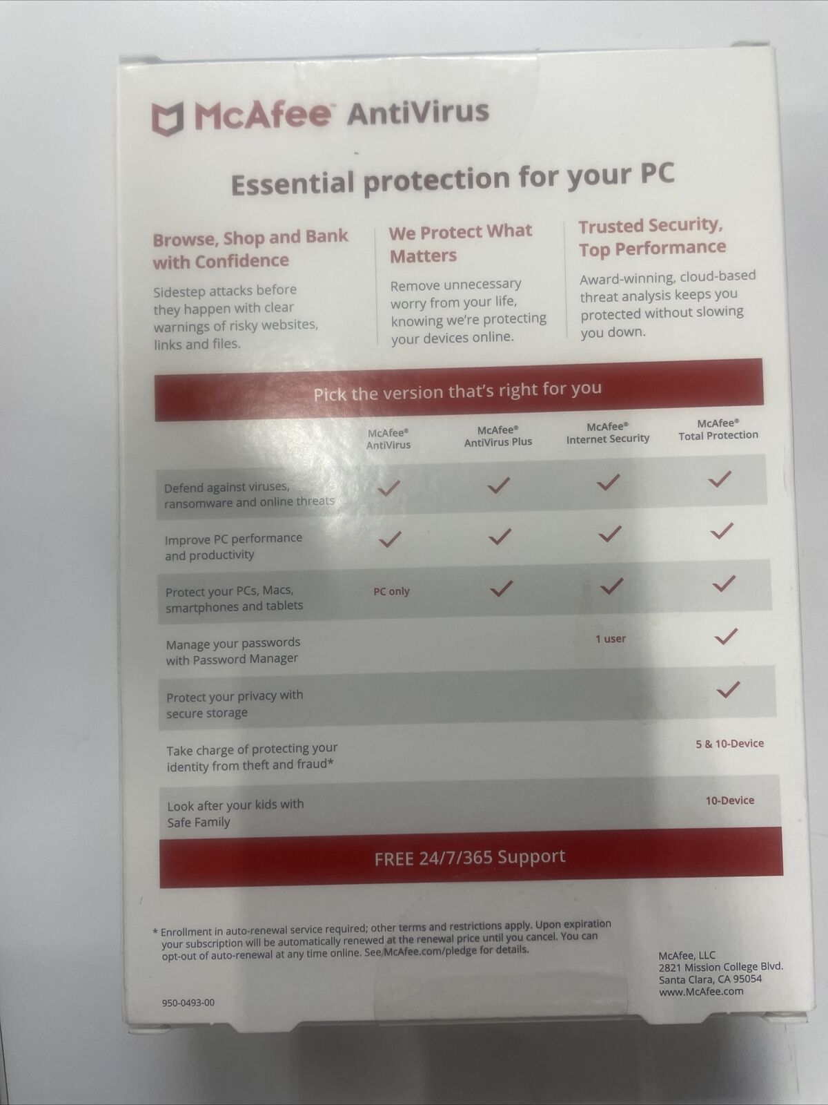 McAfee AntiVirus Protection 2022 | Internet Security Software | Download | PC