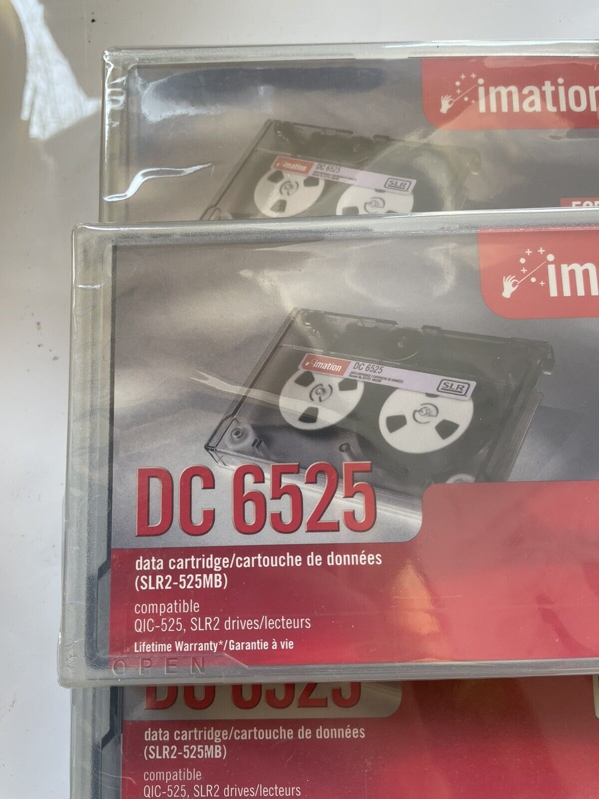 5 Pcs New Imation 3M DC 6525 QIC-525 Computer Data Cartridge Tape 525 MB *Sealed