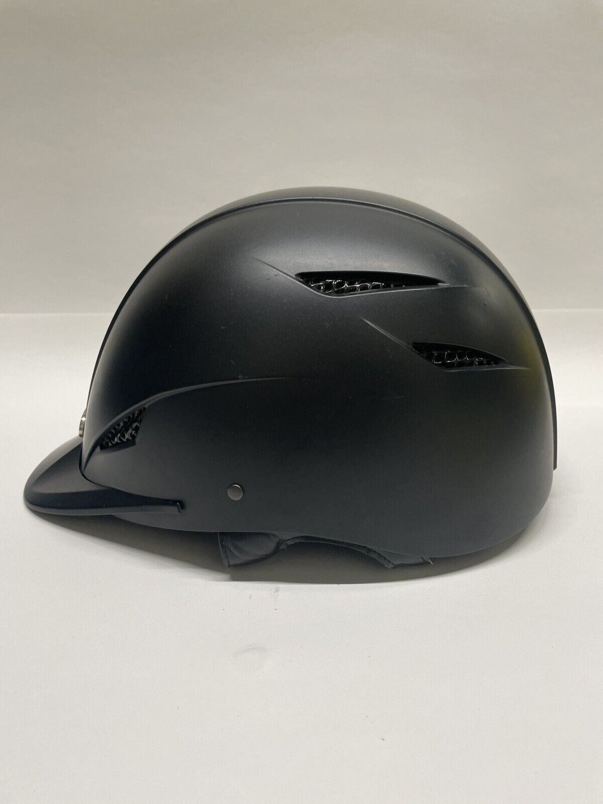 GPA Easy 2X Black Matte Horseback Riding Helmet, Size 7-1/4 or 59, With Bag