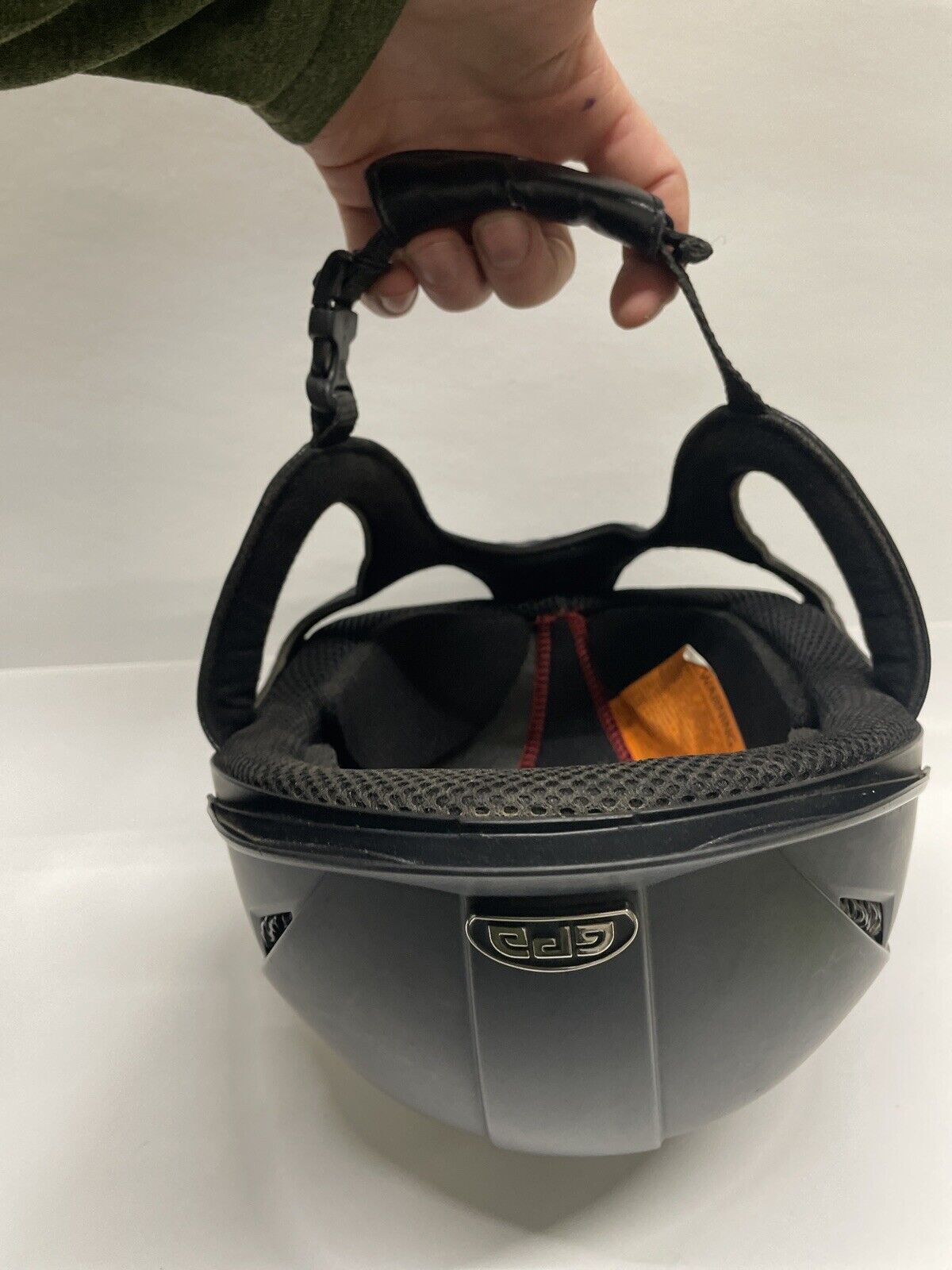 GPA Easy 2X Black Matte Horseback Riding Helmet, Size 7-1/4 or 59, With Bag